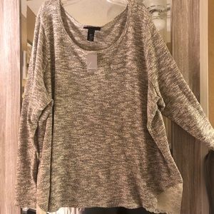 Heathered Lace Sweater